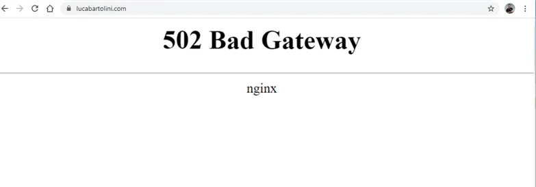 Errore 502 Bad gateway con WordPress o Woocommerce: come risolvere